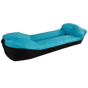 Outdoor portable lazy air Sofa Foldable Inflatable bed Sleeping bag pillow model inflatable sofa