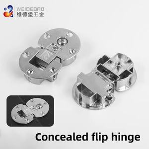 Zuogang gizli menteşe düz mobilya menteşe çinko alaşım katlanır masa mutfak uygulaması için damla <span class=keywords><strong>Flap</strong></span> gizli menteşe - Product Image 4