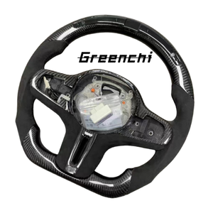 พวงมาลัยคาร์บอนไฟเบอร์สำหรับรถ BMW, M2 M3 M4 M5 F10 F50 F30 G20ปรับแต่งได้ F90 E90 E92 E63 G30 - Product Image 3