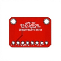 Carte adaptatrice de capteur de température I2C haute précision ADT7410, module de capteur de température