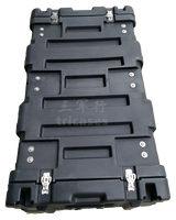 Tricases RU090 OEM 9u étui Soundlink en plastique dur antichoc Flight Rack pour étui de rack 19''