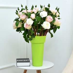 Vente directe d'usine personnalisé multicolore en plastique seau à fleurs rond/carré grand Pot de fleur <span class=keywords><strong>pour</strong></span> la maison jardin décor fleuriste - Product Image 3