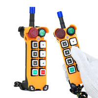 Control Remoto Inalámbrico Industrial F23-6D, 6 Acciones, Una Tecla, Dos Velocidades, Impermeable, de Metal y Plástico, para Grúa de Construcción, Polipasto, Cabrestante