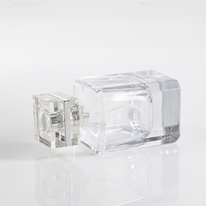 50 ml 100ml sang trọng tinh thể thủy tinh Nước hoa Refill chai nước hoa chai vuông và rõ ràng botol Parfum chai với tùy chỉnh cap - Product Image 3