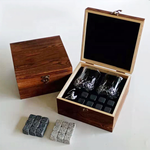 Logo Size Customized Handmade Natural Stone Set of 4 6 8 Pieces Reusable Whiskey <strong>Ice</strong> Stones and <strong>Ice</strong> <strong>Cube</strong> Whiskey Rocks - Product Image 1