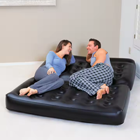 Meubles personnalisés pliables portables, canapé gonflable de chaise longue d'air de salon, canapé gonflable de sommeil d'air de sac paresseux de chambre à coucher