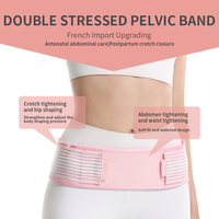 Ceinture lombaire et de soutien des hanches unisexe réglable en néoprène avec compression pelvienne antidérapante pour la sciatique et le sport