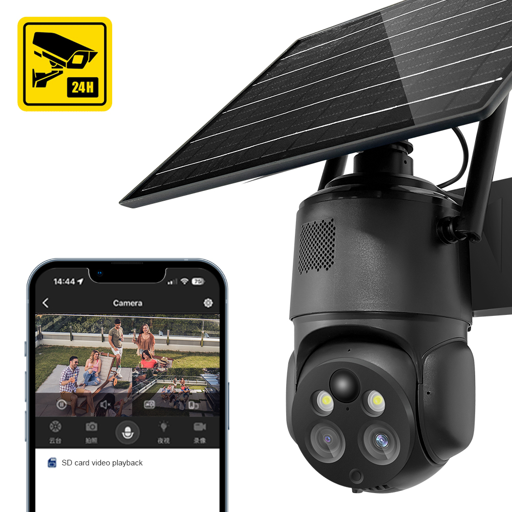 Solar Camera Outdoor 8W Wireless Solar Security Cameras 4G 4MP · image 3