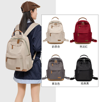 Sac à dos pour ordinateur portable grande capacité pour femmes, 14 pouces, multi-compartiments, résistant à l'eau, léger, sac de voyage, sac d'école