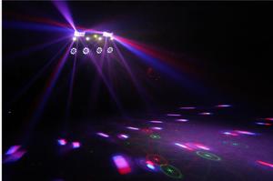 4-in-1 Laser RGBW ánh sáng sân khấu với chuyển đổi chân <span class=keywords><strong>DMX</strong></span> Đèn sân khấu tự động điều khiển từ xa cho trong nhà - Product Image 4