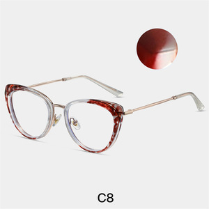 Monturas de Gafas TR90 con Patillas Metálicas y Protección Anti-<span class=keywords><strong>Luz</strong></span> Azul, Unisex, Montura Completa, Cómodas y Duraderas para Uso Diario - Product Image 4