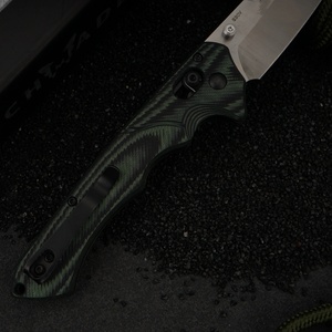 Tredknix BM1401มีดพับได้7cr15ใบมีดที่จับ G10 Micarta ลูกบิดหัวแม่มืออุตสาหกรรมตั้งแคมป์และล่าสัตว์ - Product Image 2
