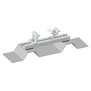 Supports de montage sur rail <span class=keywords><strong>solaire</strong></span> pour panneaux photovoltaïques, rail mini personnalisé pour toits métalliques, installation facile. |   AISINEE - Product Image 4