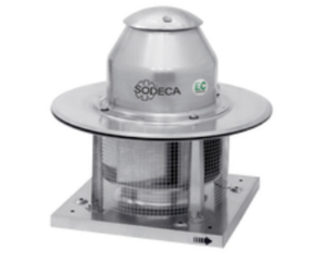 พัดลมระบายอากาศบนหลังคา sodeca รุ่น CHT/EC 400 องศา/2 ชั่วโมง แบบแรงเหวี่ยง พร้อมช่องระบายอากาศแนวนอน และมอเตอร์เทคโนโลยี EC IE5 - Product Image 1