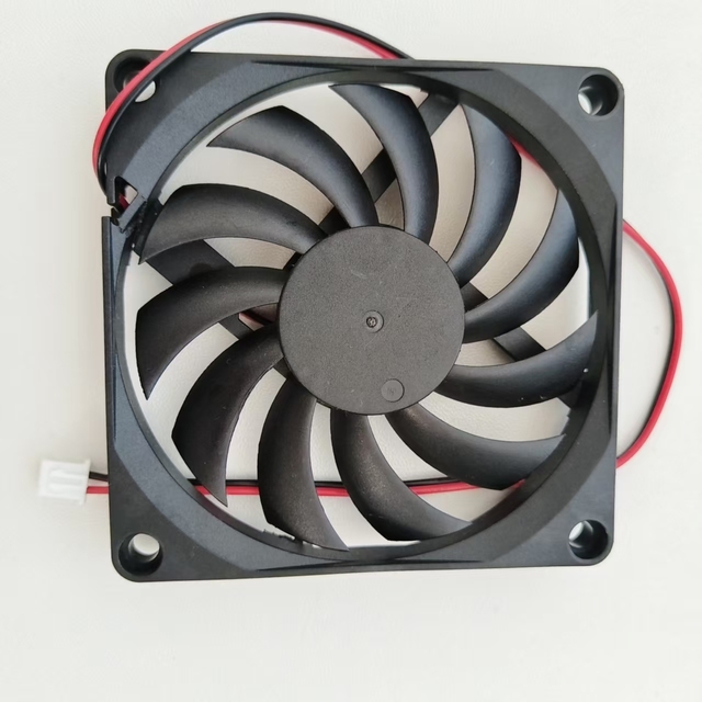 DC 12V Cooler Fan for PC 2-Pin 8010 DC Cooling Fan Oil-filled Silent 5V12V24V Notebook Brushless Industrial Fan