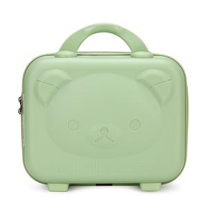 Valise Mini à Main Bear Fashion 14 Pouces, Boîte à Mot de Passe Portable avec Fermeture Éclair, Plastique, Dessin Animé, Souvenir, Étui à Cosmétiques - Product Image 6