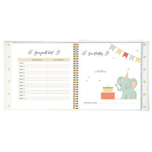 <span class=keywords><strong>Journal</strong></span> de bébé personnalisé, reliure rigide A4, livre pour nouveau-nés, plan de <span class=keywords><strong>naissance</strong></span>, souvenir, enregistrement de souvenirs, carnet de papier, cadeau de haute qualité - Product Image 4