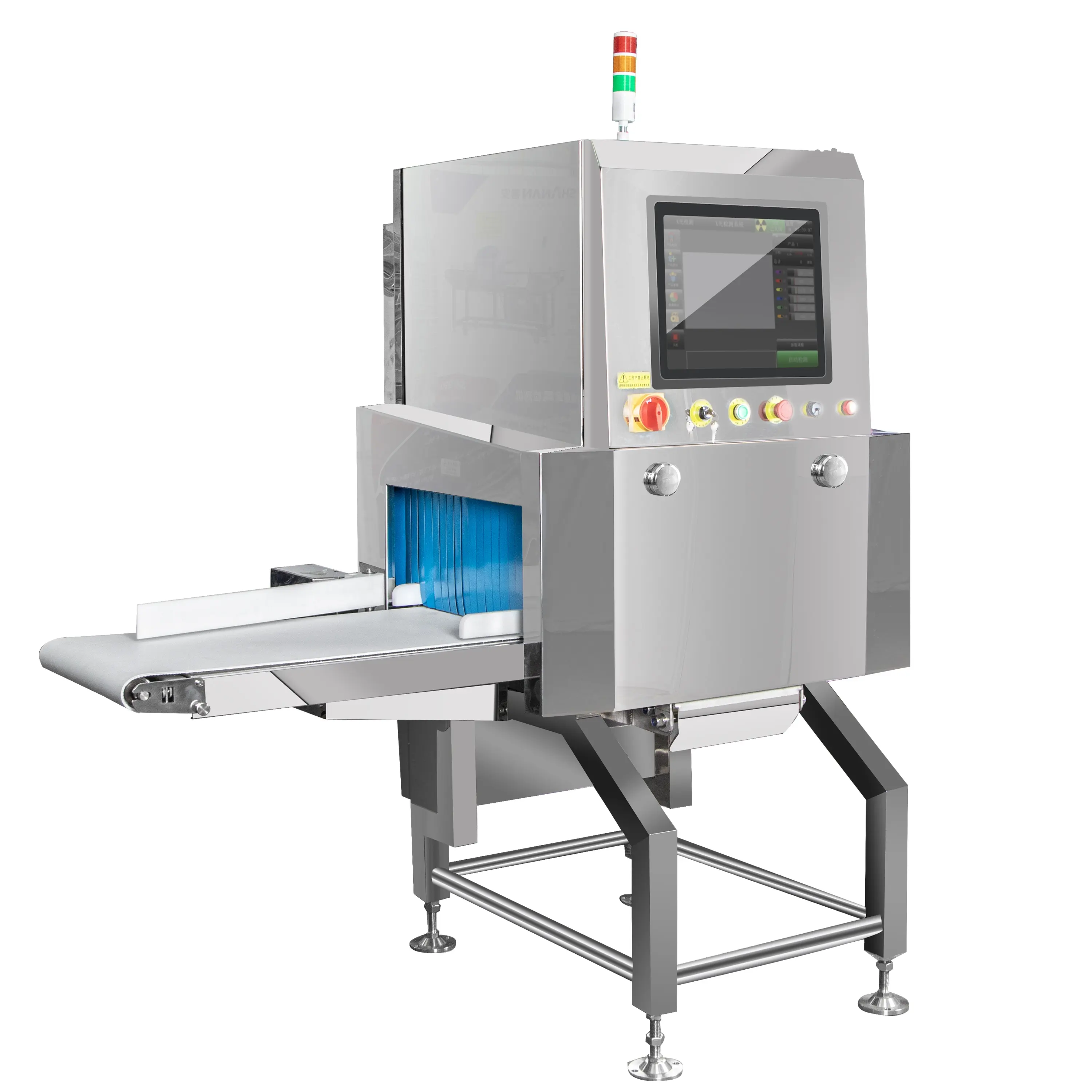 High Accuracy X Ray Food Industry Line Foreign Detection Inspection factories food metal and glass detector machine
