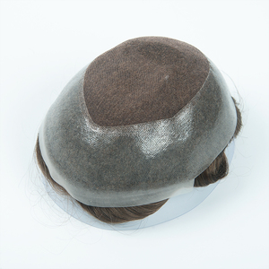 Tupé para Hombre de Encaje y PU, Pelucas Transpirables para Hombre, Prótesis Capilar Masculina, Peluca de Cabello Humano 100% Natural, Piezas de Cabello para Hombre - Product Image 5