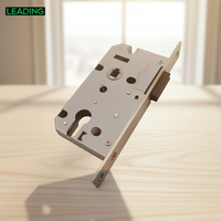 Serrure de porte à mortaise magnétique silencieuse 5845, finition zinguée, pour porte intérieure en bois, quincaillerie de serrure de porte, directement de l'usine