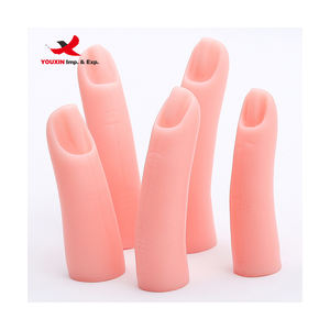 Suministros de Uñas para Prácticas, Dedo de Práctica Falso Individual, Flexible, Móvil, de Silicona, Magnético, a Bajo Precio - Product Image 2