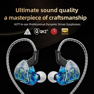 QKZ-Hi7T Écouteurs filaires détachables 3,5 mm <span class=keywords><strong>Double</strong></span> dynamique HiFi <span class=keywords><strong>Casque</strong></span> Stéréo Moniteur de Musicien Écouteurs Sportifs - Product Image 6