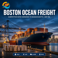 Tarifs Compétitifs pour le Transport Maritime de Boston à Shenzhen, Dédouanement DDP, Service Porte-à-Porte, Support pour Service Amazon FBA