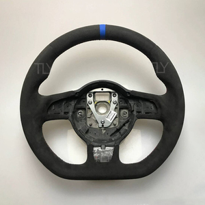 Volant en Alcantara pour l'intérieur de voiture <span class=keywords><strong>Audi</strong></span> R8 <span class=keywords><strong>Tt</strong></span> Roadster Rs Tts <span class=keywords><strong>Mk2</strong></span> 8j 2008 2009 <span class=keywords><strong>2010</strong></span> 2011 2012 2013, amélioration de l'intérieur de la voiture - Product Image 3