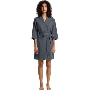 Robe en tricot gaufré pour femmes, kimono court, peignoir à manches 3/4, vêtements de détente doux pour le spa et l'été - Product Image 1