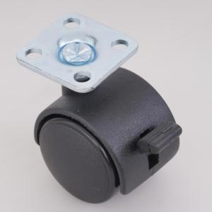 Moderne 30mm Nylon Möbel Rollen mit Bremse 1,2 Zoll Ersatz rolle für Wohnzimmer Esszimmer Küche Schlafzimmer - Product Image 1