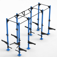 Entraîneur fonctionnel universel personnalisable multi-combos avec supports de squat et de musculation pour l'entraînement de force et la musculation