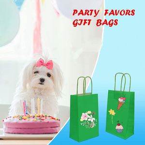 Paper <b>Gift</b> Bags with Handles <b>Small</b> Perfect Solution for Graduation Party Shopping Color Kraft Retail Tear Resistant Paper Bag - Product Image 5