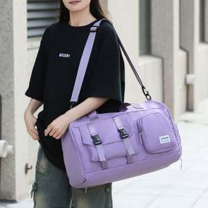 Sac de voyage personnalisé pour le yoga, sac de voyage imperméable à grande capacité, sac de sport, sac de voyage, sac de sport avec compartiment à chaussures - Product Image 6