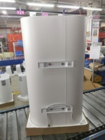Chauffe-eau électrique à double réservoir en acier inoxydable émaillé avec élément chauffant à sec, idéal pour usage domestique et hôtelier - Offre Spéciale