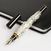 Stylo de calligraphie Jinhao Oriental Dragon au design rétro chinois - Idéal pour les professionnels, les cadres - Stylo de bureau de luxe