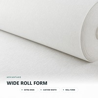 Feutre non tissé aiguilleté sans boulochage, en polyester PET, sur mesure, pour la construction