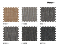 Tissus pour meubles d'extérieur, tissu Oxford en denim d'oléfine, tricoté en trame, enduit de PU, résistant à l'eau, anti-UV, 100% polypropylène
