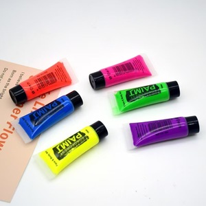 Pintura Corporal Fluorescente que Brilla en <span class=keywords><strong>la</strong></span> Oscuridad, 6 Colores, para Rostro y Cuerpo, Ideal para Fiestas y <span class=keywords><strong>Halloween</strong></span> - Product Image 4