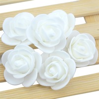 Têtes de fleurs artificielles en mousse PE, mini-bouquets de roses multicolores, pour bouquets de mariage DIY, boîtes cadeaux, couronnes, décoration de fête à domicile