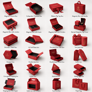 Boîte à fermeture magnétique en papier rigide personnalisée de qualité supérieure avec logo en feuille d'or pour les coffrets cadeaux de parfums et l'emballage de luxe pour la vente au détail - Product Image 5