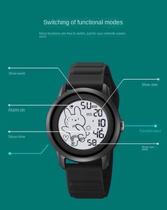 Nueva llegada de <span class=keywords><strong>China</strong></span>, relojes de cuarzo digitales a prueba de agua para niños, moda deportiva, caja de aleación de 20mm, relojes para niños, Nueva Zelanda - Product Image 3