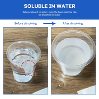 Ruban adhésif soluble dans l'eau pour salles blanches, solution à dissolution rapide, emballage durable, sans résidus