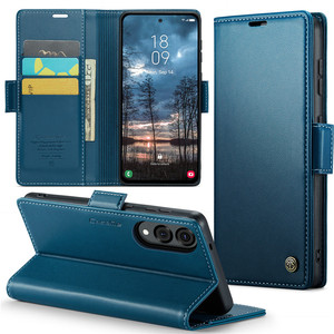 Caseme 023เคสฝาพับหนัง PU มีกระเป๋าเงินและขาตั้งสำหรับ Samsung Galaxy S25 EDGE - Product Image 3