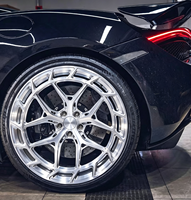 Jantes de voiture de course forgées en argent brossé personnalisées monobloc 18/19/20/21/22 pouces 5x112/120/114.3/130 pour Audi Mercedes Porsche