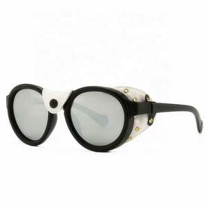 Gafas de Sol Redondas Pequeñas Vintage con Logotipo Personalizado, Gafas de Sol Steampunk para Hombre con Protección UV400, Gran Venta - Product Image 6