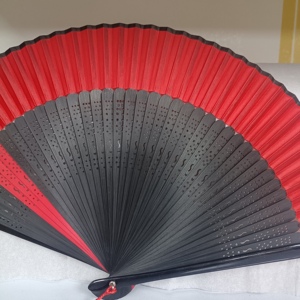 2026 Éventail pliant en bambou vert, style art populaire ancien, éventail de danse chinois d'été, éventail à main portable peint, cadeau promotionnel, souvenir d'événement - Product Image 5