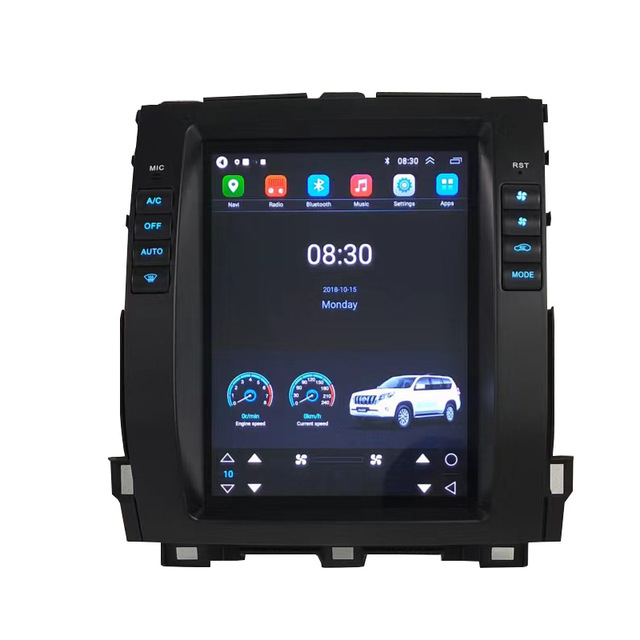 10.4 Inch Android Car Stereo Head Unit GPS Backup Camera Android Auto CarPlay for Lexus LX470 2002-2007 IPS Display Touch Screen