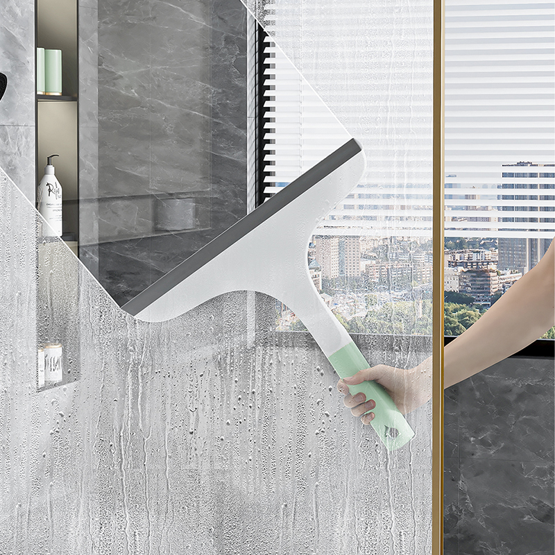 Homettler Handheld Window Squeegee, Multi-purpose Glass & Bathroom Shower Wiper for Mirror Countertop Water Removal · image 3