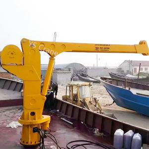보트 리프팅 지브 텔레스코픽 요트 유압 마린 데크 너클 붐 마린 크레인 - Product Image 3