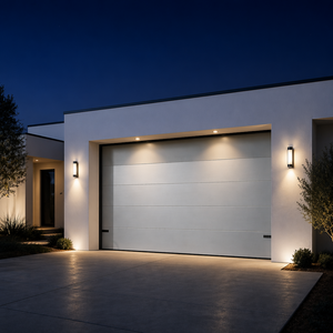 <span class=keywords><strong>Porte</strong></span> de garage <span class=keywords><strong>sectionnelle</strong></span> résidentielle en alliage d'aluminium isolé de qualité supérieure avec certification AS2047 pour projet de villa moderne - Product Image 2